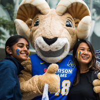 Toronto Metropolitan University Rams Mascot