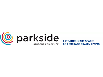 The logo for Parkside Student Residence
