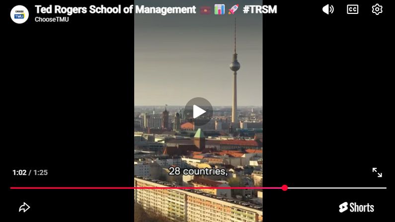 Play Video - Ted Rogers School of Management